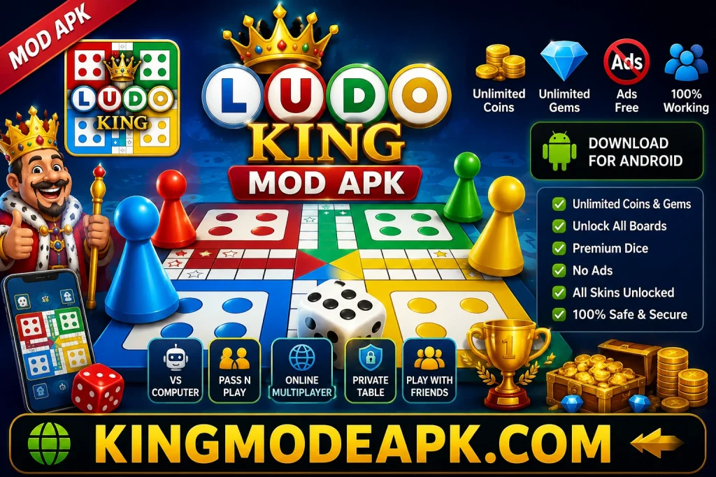 Ludo King MOD APK https://kingmodeapk.com/