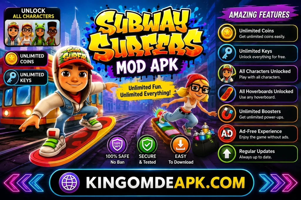 Subway surfers mod apk https://kingmodeapk.com/