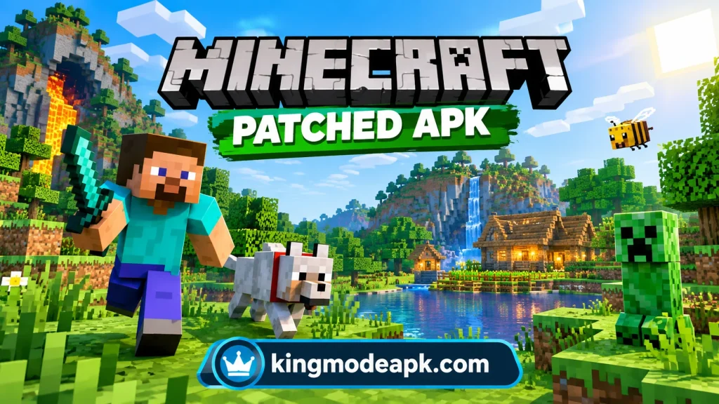 Minecraft Patched APK https://kingmodeapk.com/