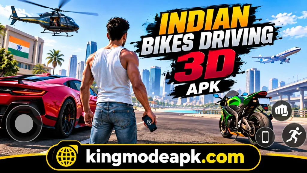 Indian Bikes Driving 3D APK https://kingmodeapk.com/
